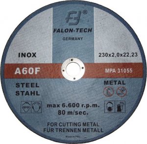 Falon-Tech TARCZA DO CIĘCIA METALU 230 mm 2,0 mm 22,23mm 1