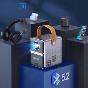 Projektor Feegar RZUTNIK Mini PROJEKTOR LED PRZENOŚNY Feegar SHOW WiFi 5G Bluetooth USB HDMI 8