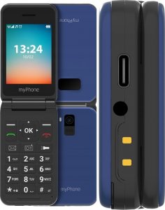 Telefon komórkowy myPhone myPhone FLIP LTE 4G Dual SIM Niebieski 3
