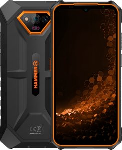 Smartfon myPhone Hammer Iron V 6/64GB Czarno-pomarańczowy  (IRON V Orange) 1