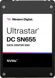Dysk serwerowy WD DC SN655 15.4TB U.3 PCI-E x4 Gen 4 NVMe  (0TS2463) 1