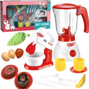DUŻY ZESTAW BLENDER I MIKSER Z AKCESORIAMI OWOCE TALERZYKI ZESTAW KUCHENNY 1