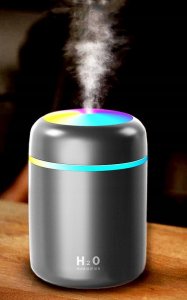 Dyfuzor zapachowy DRMZ NAWILŻACZ POWIETRZA DYFUZOR ZAPACHOWY LAMPKA LED RGB AROMATERAPIA 4X FILTR 4