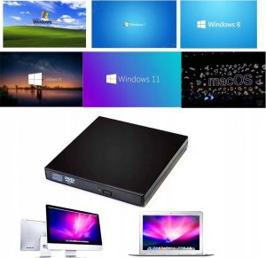 Napęd Dream NAPĘD CD-R/DVD-ROM/RW ZEWNĘTRZNY USB 3.0 NAGRYWARKA CD PRZENOŚNY ODTWARZACZ 11
