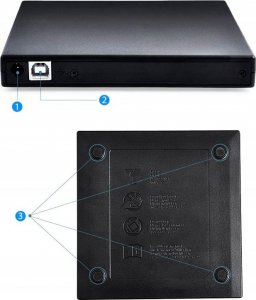 Napęd Dream NAPĘD CD-R/DVD-ROM/RW ZEWNĘTRZNY USB 3.0 NAGRYWARKA CD PRZENOŚNY ODTWARZACZ 9