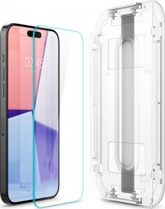 Spigen Szkło hartowane Glas.TR EZ Fit na iPhone 15 Pro - 2 szt. 4