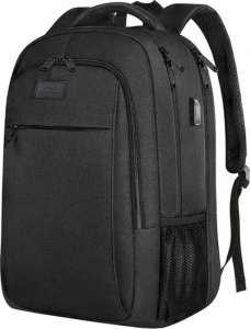 Plecak Matein MATEIN Plecak biznesowy na laptopa 15.6" wielofunkcyjny wygodny USB czarny 1