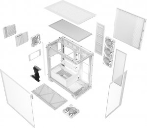 Obudowa ADATA XPG Invader X RGB biała (INVADERXMT-WHCWW) 2