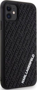 Karl Lagerfeld Karl Lagerfeld KLHCN613DMKRLK iPhone 11 / Xr 6.1" czarny/black hardcase 3D Rubber Multi Logo 4