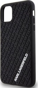 Karl Lagerfeld Karl Lagerfeld KLHCN613DMKRLK iPhone 11 / Xr 6.1" czarny/black hardcase 3D Rubber Multi Logo 6