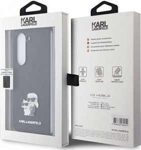 Karl Lagerfeld Karl Lagerfeld KLHCZFD5SAKCNPK Z Fold5 F946 hardcase czarny/black Saffiano Karl&Choupette Pin 7