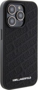 Karl Lagerfeld KLHCP15LPQKPMK iPhone 15 Pro 6.1 black/black hardcase Quilted K Pattern 4