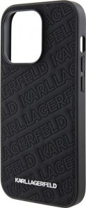Karl Lagerfeld KLHCP15LPQKPMK iPhone 15 Pro 6.1 black/black hardcase Quilted K Pattern 6