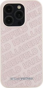 Karl Lagerfeld Karl Lagerfeld KLHCP15MPQKPMP iPhone 15 Plus 6.7" różowy/pink hardcase Quilted K Pattern 1