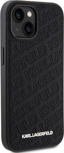 Karl Lagerfeld KLHCP15SPQKPMK iPhone 15 6.1" czarny/black hardcase Quilted K Pattern 4