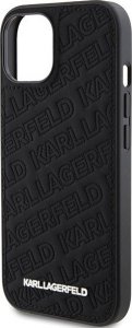 Karl Lagerfeld KLHCP15SPQKPMK iPhone 15 6.1" czarny/black hardcase Quilted K Pattern 6