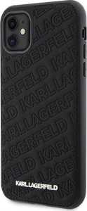 Karl Lagerfeld Karl Lagerfeld KLHCN61PQKPMK iPhone 11 / Xr 6.1" czarny/black hardcase Quilted K Pattern 2