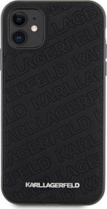 Karl Lagerfeld Karl Lagerfeld KLHCN61PQKPMK iPhone 11 / Xr 6.1" czarny/black hardcase Quilted K Pattern 3