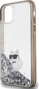 Karl Lagerfeld Karl Lagerfeld KLHCN61LKCNSK iPhone 11 / Xr 6.1" transparent hardcase Liquid Glitter Choupette 6