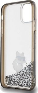 Karl Lagerfeld Karl Lagerfeld KLHCN61LKCNSK iPhone 11 / Xr 6.1" transparent hardcase Liquid Glitter Choupette 7