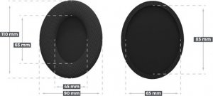 Genesis Pady nauszniki do słuchawek Toron EP02 Tekstylne (NSG-2159) 6