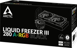 Chłodzenie wodne Arctic Liquid Freezer III 280 A-RGB Black (ACFRE00143A) 16