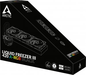 Chłodzenie wodne Arctic Liquid Freezer III 420 A-RGB Black (ACFRE00145A) 16