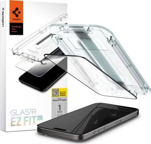 Spigen Szkło Hartowane - Glas.tr ”ez Fit” Fc iPhone 15 Pro Black 1