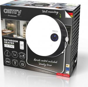 Termowentylator Camry Grzejnik łazienkowy z LCD 2