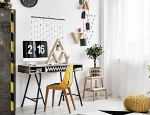 Kalendarz adwentowy PremiumAd Planer ścienny kalendarz 2024 A1 suchościeralny B&W 3