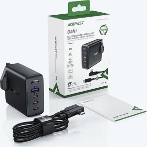 Ładowarka Acefast Szybka ładowarka GaN UK Acefast A40 100W PD 3x USB-C 1x USB-A - czarna 6