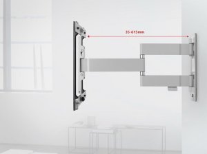 One For All Uchwyt TV obrotowy 180st WM6454 One For All 32-77'' VESA 400x400 - max - 2