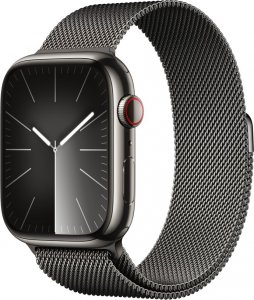 Smartwatch Apple Watch 9 GPS + Cellular 45mm Graphite Stainless Steel Grafitowy  (MRMX3QF/A) 1