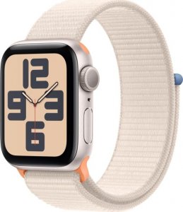 Smartwatch Apple Watch SE 2023 GPS + Cellular 40mm Starlight Alu Sport Loop Beżowy  (mrg43qc/a) 1