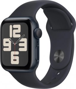 Smartwatch Apple Watch SE 2023 GPS + Cellular 40mm Midnight Alu Sport S/M Granatowy  (mrg73qc/a) 1