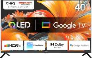 CHiQ Telewizor ChiQ L40QG7V 40" QLED Full HD HDR Google TV Frameless Dolby Audio 1