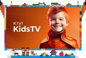 Kivi Telewizor KIVI KidsTV 32" LED FHD Android TV Ramka z klocków 1