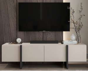 Meble Lindner Meble Lindner Oryginalna Szafka RTV Komoda Boho Kaszmir Mat 180 cm 3