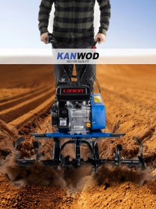 Glebogryzarka Kanwod GLEBOGRYZARKA SPALINOWA KULTYWATOR ZIEMI 85CM LONCIN 10KM ZESTAW 2