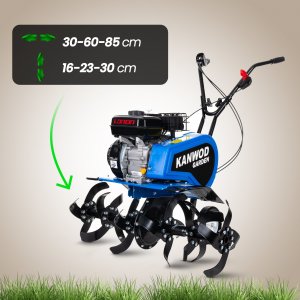 Glebogryzarka Kanwod GLEBOGRYZARKA SPALINOWA KULTYWATOR ZIEMI 85CM LONCIN 10KM ZESTAW 4