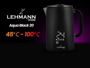 Czajnik Lehmann CZAJNIK ELEKTRYCZNY REGULACJA TEMPERATURY DOTYKOWY WYŚWIETLACZ 1500W 1,7L 11