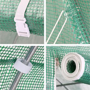 Lehmann TUNEL FOLIOWY SZKLARNIA OGRODOWY 200x250x400cm FOLIAK DUŻY 12