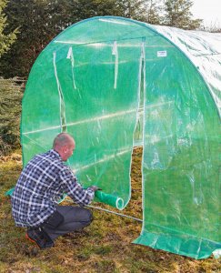 Lehmann TUNEL FOLIOWY SZKLARNIA OGRODOWY 200x250x400cm FOLIAK DUŻY 2