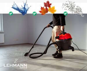 Odkurzacz przemysłowy Lehmann ODKURZACZ PRZEMYSŁOWY BEZWORKOWY DO GIPSU GRUZU PRZEMYSŁOWY 4000W NA MOKRO 11