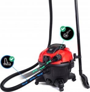 Odkurzacz przemysłowy Lehmann ODKURZACZ PRZEMYSŁOWY BEZWORKOWY DO GIPSU GRUZU PRZEMYSŁOWY 4000W NA MOKRO 14