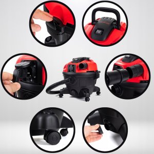 Odkurzacz przemysłowy Lehmann ODKURZACZ PRZEMYSŁOWY BEZWORKOWY DO GIPSU GRUZU PRZEMYSŁOWY 4000W NA MOKRO 3