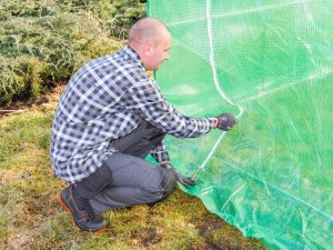 Lehmann TUNEL FOLIOWY OGRODOWY 200x200x300cm FOLIAK UV NAMIOT DUŻY 4