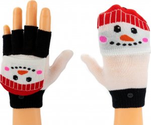 PrzydaSie Rękawiczki Dziecięce Kolorowe Dla Dzieci Świąteczne Mikołaj Święta 1