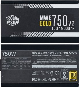Zasilacz Cooler Master MWE Gold V2 ATX 3.0 750W (MPE-7501-AFAAG-3EU) 6