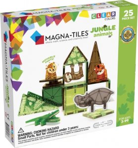 Magna Tiles Magna-Tiles - Jungle Animals 25 pcs set - (90222) Building and Construction Toys /Multicolor 1